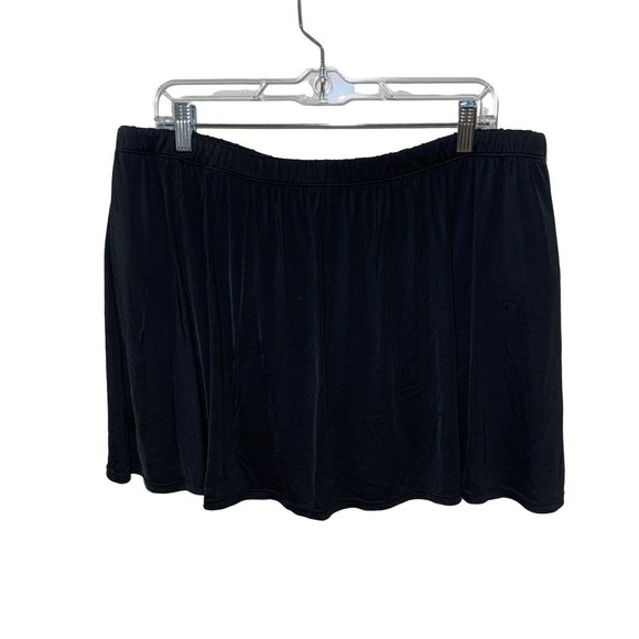 Swim 365 Black Plus Size Swim Skirt Size 22W - Picture 2 of 7